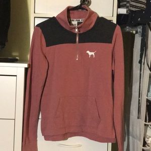 PINK QUARTER ZIP